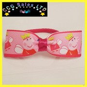 HANDMADE PEPPA PIG HAIRBAND HAIR ACCESSORY